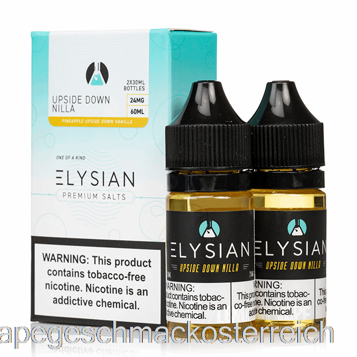 Upside Down Nilla – Elysian Salts – 60 Ml, 24 Mg Vape-Geschmack